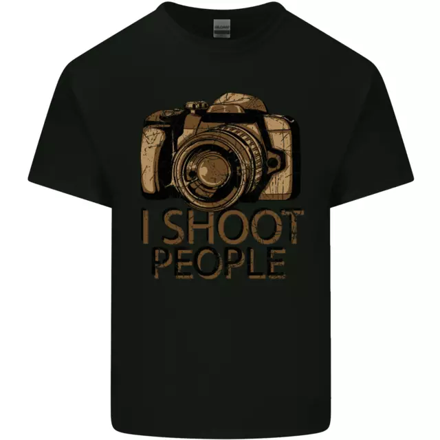 T-shirt top Photography I Shoot People Photographer da uomo cotone