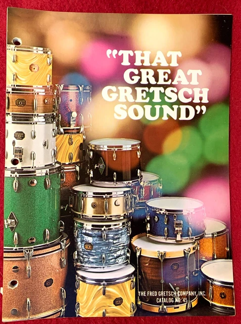 Gretsch Drum Catalog  -  1971    Catalog # 45