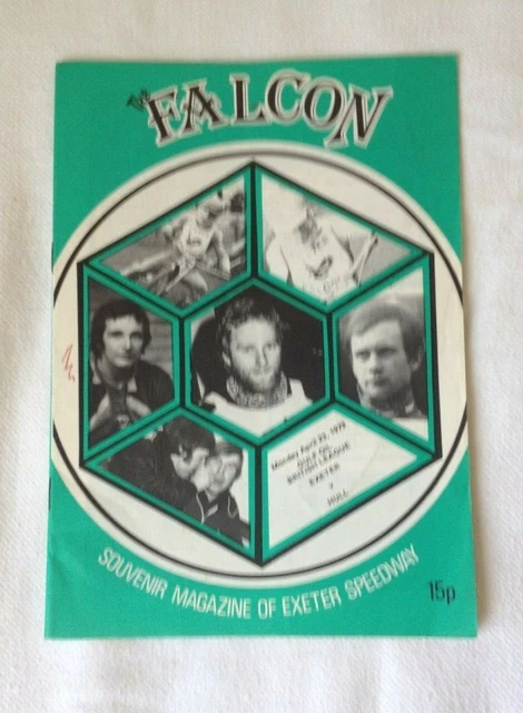 1979 EXETER FALCONS v HULL VIKINGS SPEEDWAY PROGRAMME