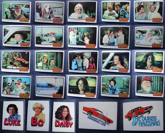 1981 The Donruss Dukes of Hazzard TV Show Card Complete Your Set You U Pick 1-60