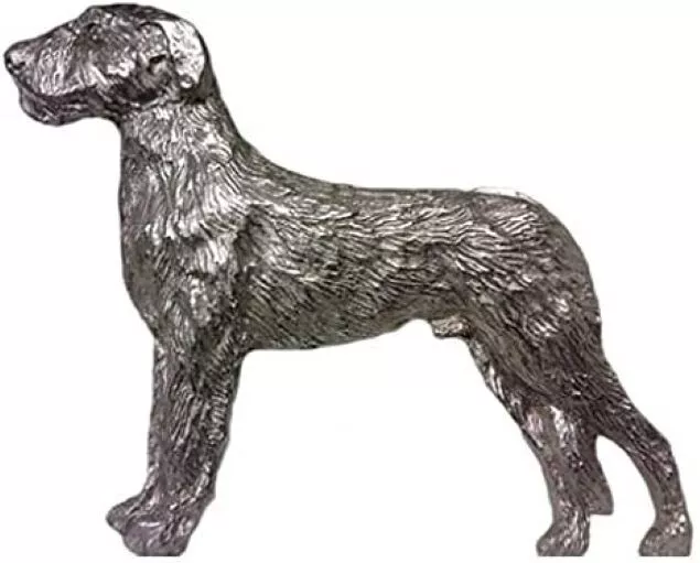 ITALIAN WOLFHOUND Wolf Hound Dog Fine PEWTER PIN Jewelry Art USA Made