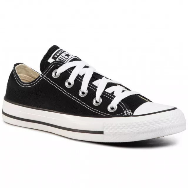 SCARPE CONVERSE CHUCK TAYLOR ALL STAR m9166c LIFT OX BASSE NERO DONNA