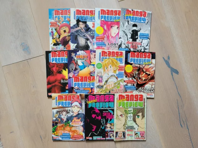 Manga Preview - 11x Manga Anime Leseproben Carlsen Manga! Comics