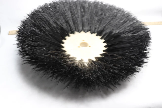 Poly Brush Head 10" x 1-1/2"ID x (3)7/16" Bore