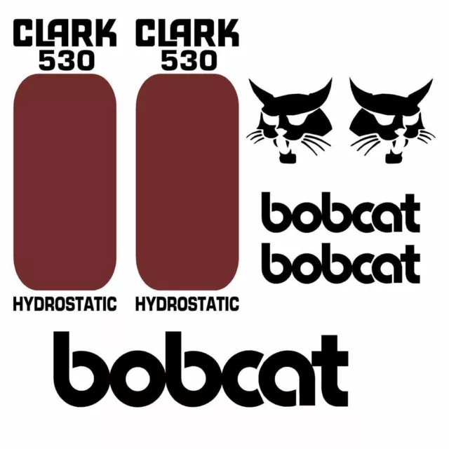 Bobcat 530 533 DECALS Stickers Skid Steer loader New Repro decal Kit