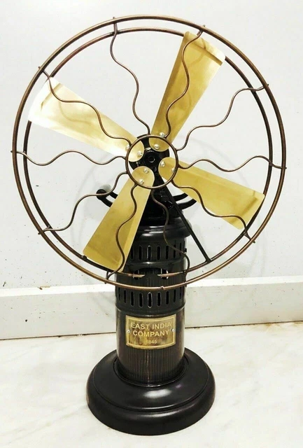 Ventilateur à vapeur vintage de la Compagnie des Indes 15 pi