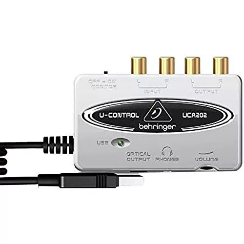 Behringer U-Control UCA202 Ultra Faible Latence 2 IN/2 Sortie USB Interface