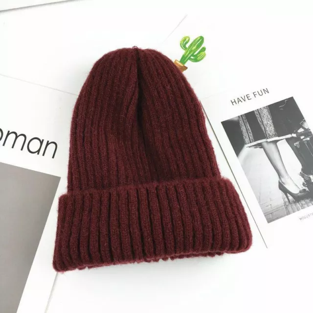 Men Winter Autumn Bonnet Women Vintage Knitted Hat Hip Hop Beanies Unisex Caps 3