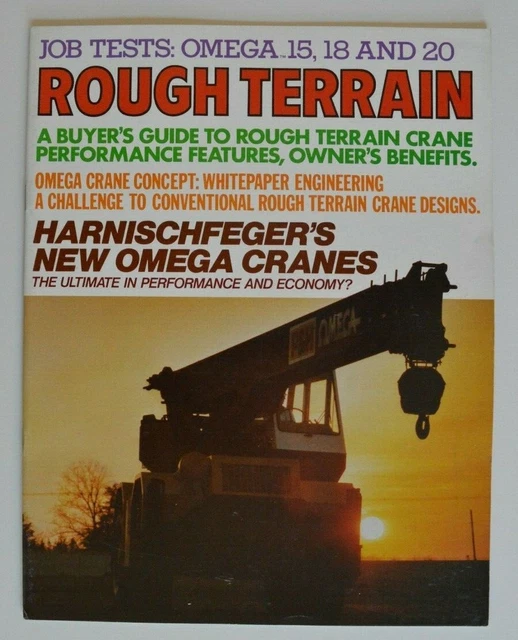 P&H CRANES BUYER'S Guide 1977 dealer brochure catalog English USA