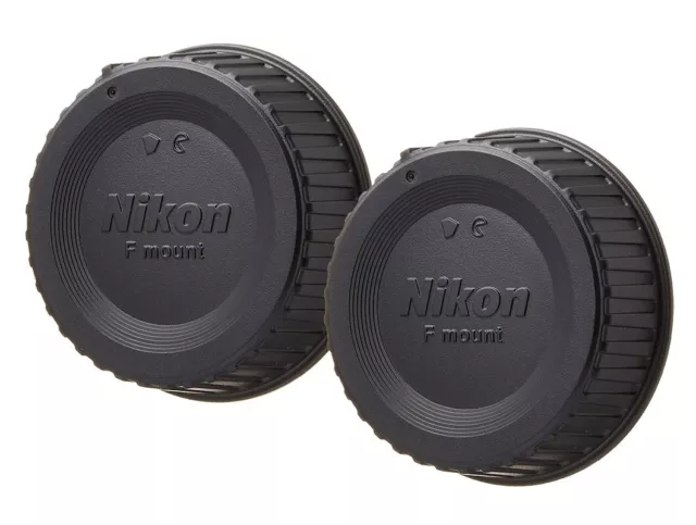 2 x Rear Lens Caps Covers  For Nikon DX F Mount Lenses DX UK STOCK
