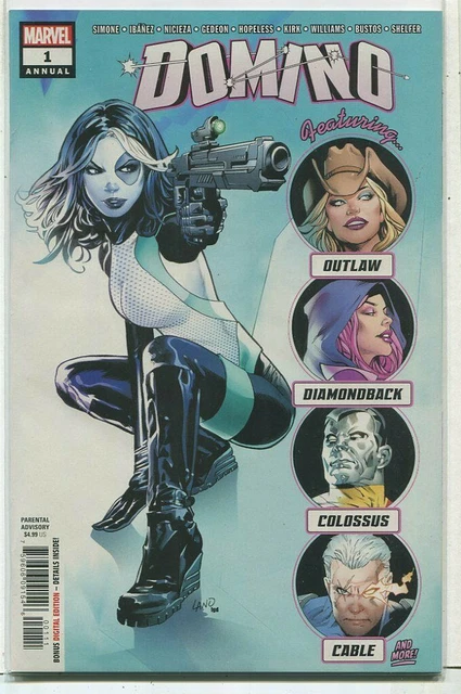 Domino #1 NM ANNUAL  Outlaw, Diamondback,Colo9ssus, Cable Marvel Comics LG1