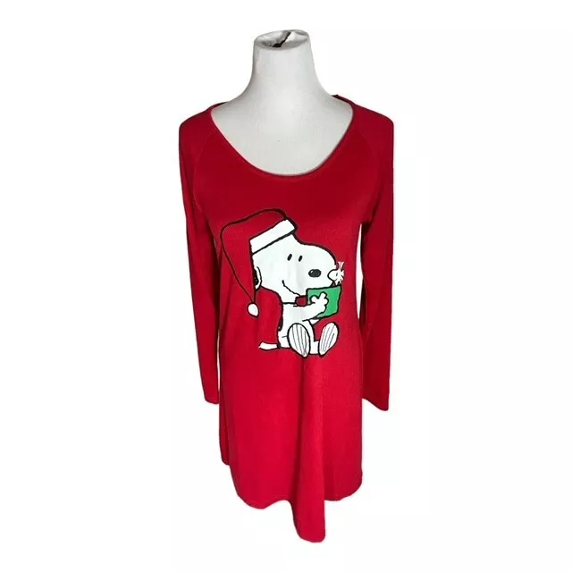 Munki Munki Peanuts Christmas Snoopy Pajama Pants Jogger Presents Size S M  L XL