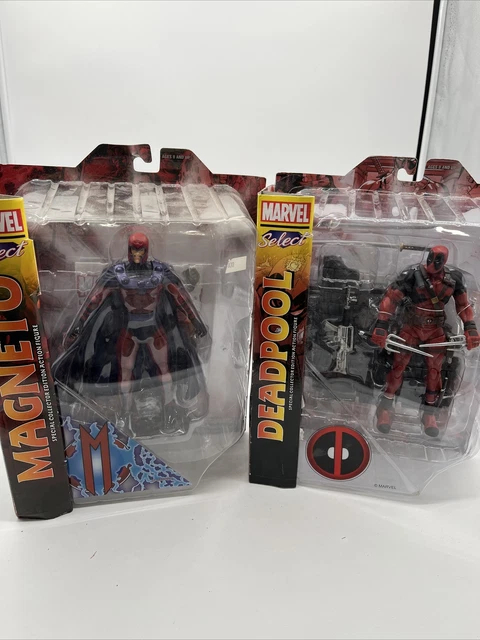 Marvel Select Mutants Lot of 2 Sealed in Original Packaging Deadpool & Magneto