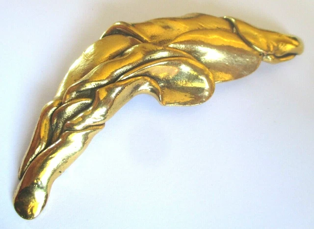 Broche Vintage Topaze Or – Grande, Ancienne 1902, Bijou Rare Et Sublime