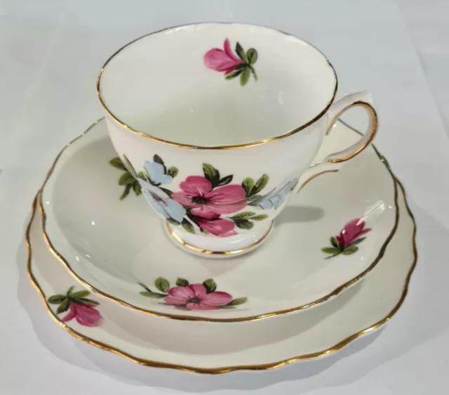 Royal Vale Bone China Trio, Ridgway Potteries, Made in England