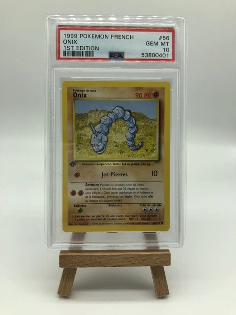 PSA 10 GEM MINT Onix 56/102 Base Set 1999-2000 Pokemon 海外 即決-