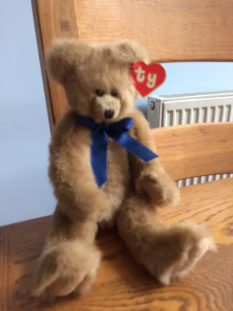 Vintage TY Attic Treasure 'Malcolm' bear. 1992