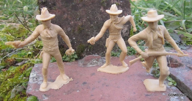 Coffret Comansi Fort-Tin - 12 Figurines Cow-boy + Décors - échelle 1/32 - Western