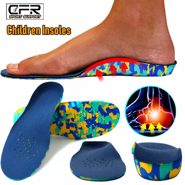 EVA Arch Support Insoles Orthotic Orthopedic Shoe Inserts For Kids Children CFR