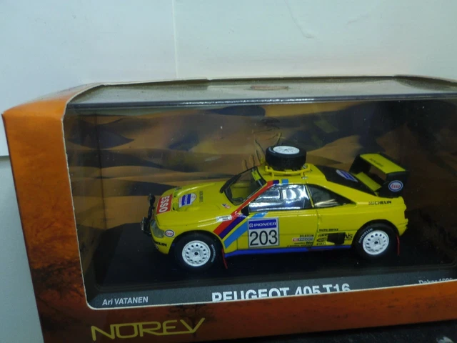 Norev Presse Rallye Paris Dakar – Peugeot 405 T16 1990 – Échelle 1/43