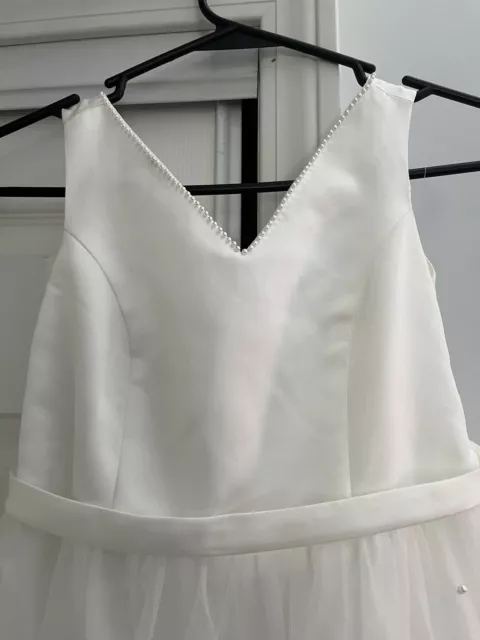 David’s Bridal Flower Girl Dress Size 8 3