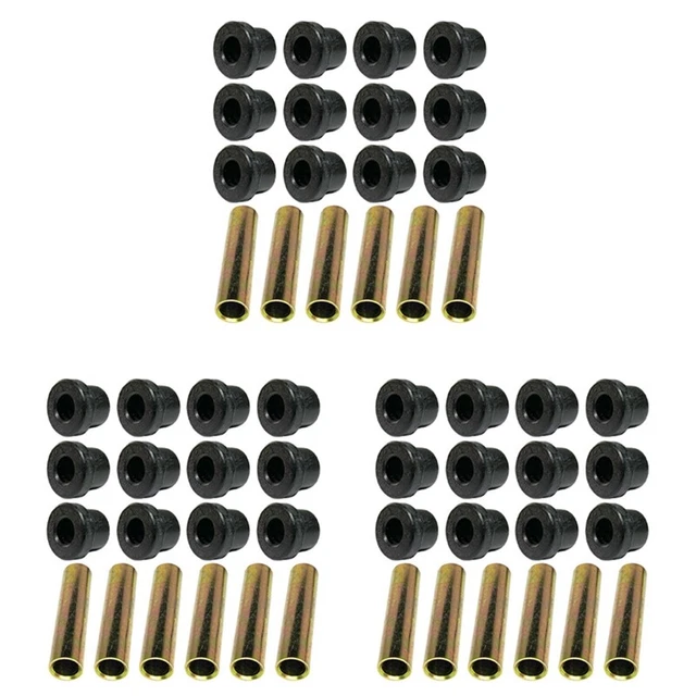 3 Jeu de Ressort à Lames Arrière pour Club Car DS Gas Kit de Douille et Man5484