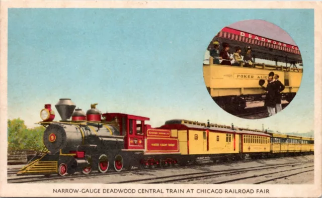 1948 Chicago Railroad Fair Fair Cancel Robert Hannegan Mail Car Burlington - A20
