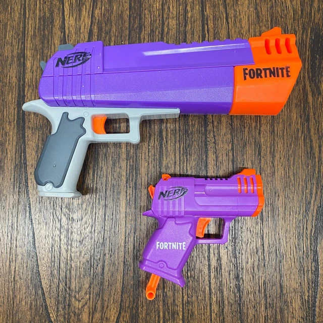 NERF FORTNITE HCE Hand Cannon Desert Eagle Purple Pistol Blaster Gun