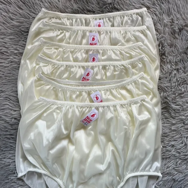 Set3,6,9,12 Pcs.Women nylon panties vintage style underwear soft briefs  SizeLLLL