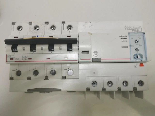 Interruttore Differenziale Magnetotermico 63A 30mA Tipo A – 4 Poli, 400V, Salvavita RCCB, Montaggio Su Guida DIN, Per Impianti Industriali E Domestici