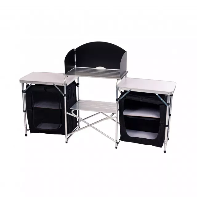 NEW! Large Portable Folding Outdoor Aluminium Camping Travel Kitchen Work Topâ??