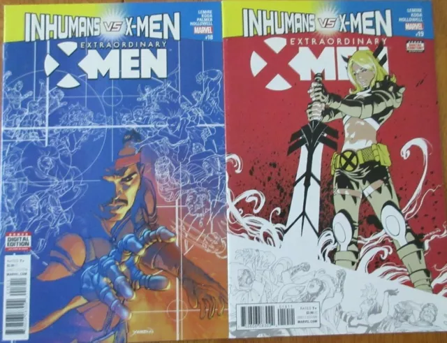 Extraordinary X-Men #18 #19 Marvel 2017 Comic Books