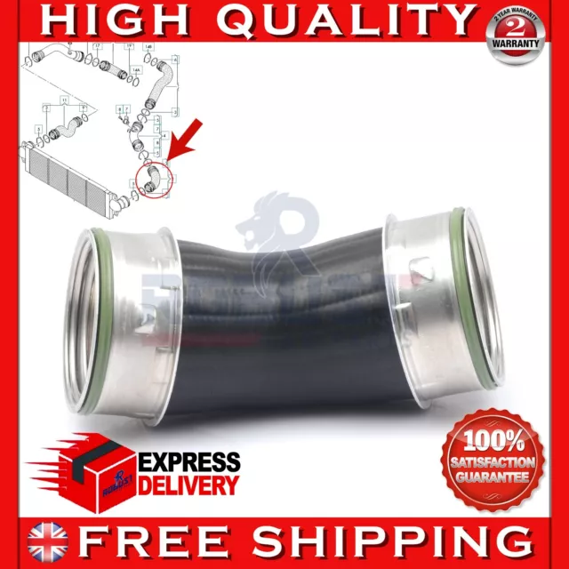 FOR VOLKSWAGEN T5 TRANSPORTER 1.9 2.5 TDi INTERCOOLER TURBO HOSE PIPE 7H0145790D