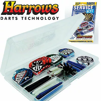Harrows Darts Service Kit - Mallette - Ailettes - Shafts Stems - Protecteurs