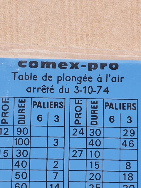 Détendeur Plongée COMEX PRO Vintage équipement Plongée Français