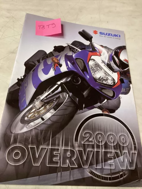 Suzuki gamme moto 2000 catalogue brochure prospectus publicité