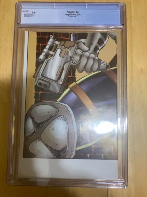 Image Prophet 4 CGC 9.6 White Pages Stephen Platt Variant Cover LOW CENSUS 2