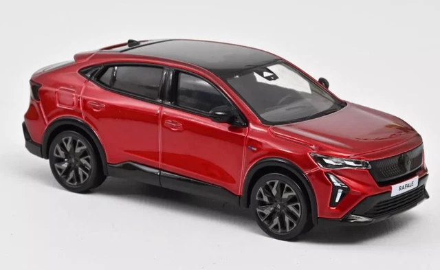 NOREV, RENAULT CAPTUR Rive Gauche 2022 Rouge flamme et noir, échelle 1