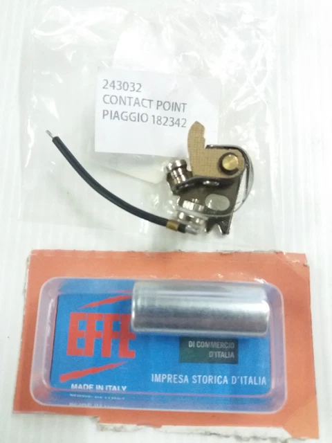 Kit Condensatore 102939 - Puntine Platinate 1031335 Per Piaggio Si Ciao