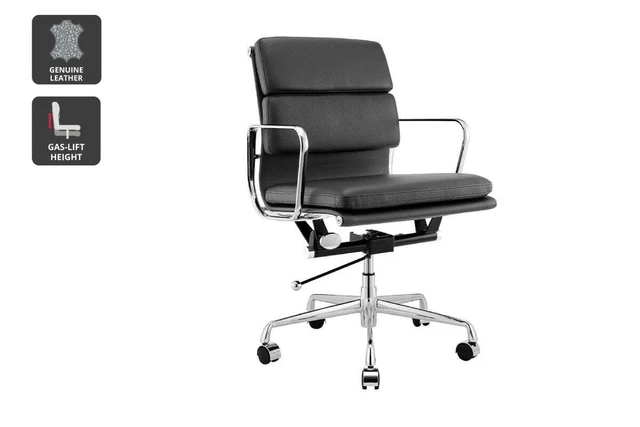 MATT BLATT EAMES REPLICA Group Standard Aluminium Low Back Office