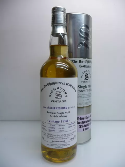 Auchentoshan 1998 17 years Signatory Vintage Abfüllung 2016 46% 70cl