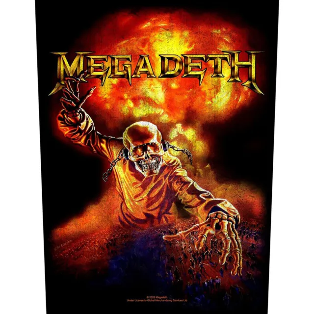 Megadeth - "Nuclear" - Large Size - Sew On Back Patch - Officially Licensed