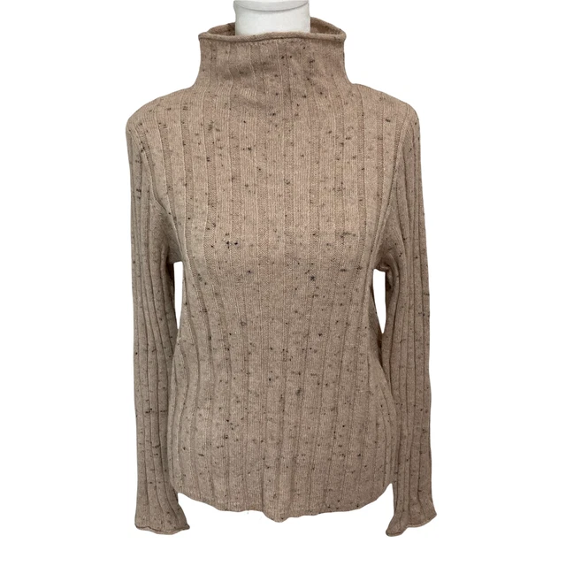 NEW Madewell Turtleneck Sweater Women's Donegal Evercrest Coziest Yarn Knit sz S