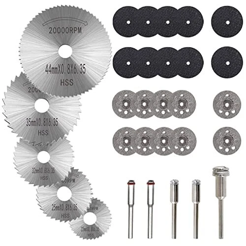 ZFYQ Mini Disque Diamant à Tronçonner, Mini Lame de Scie Circulaire HSS, Mini Di