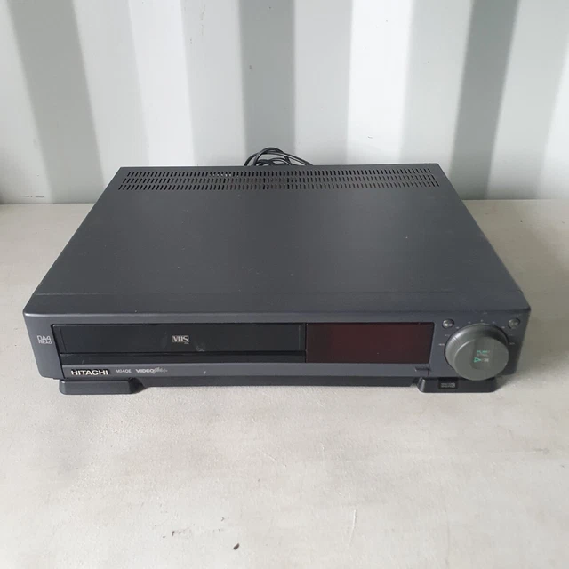 HITACHI VTM140E BLACK 23Watts Video Plus DA4 Head VHS PAL Video Deck