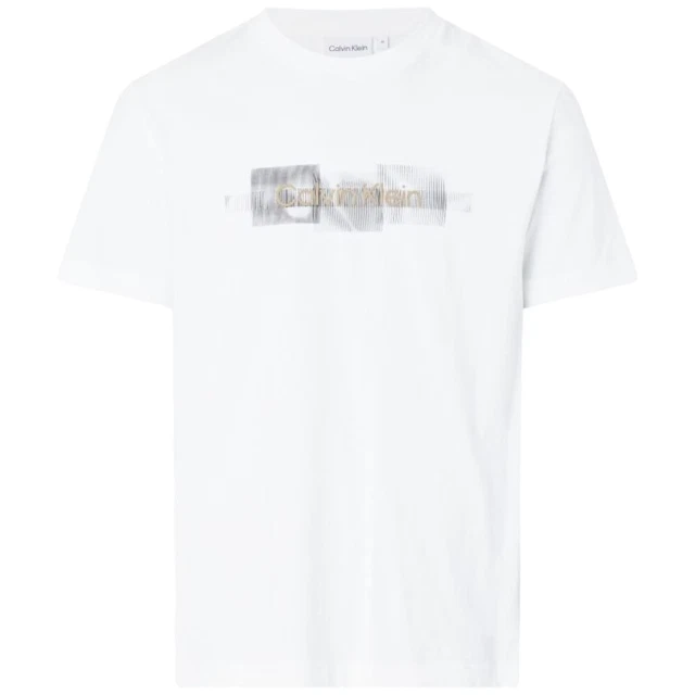 Calvin Klein t-shirt uomo colore bianco K10K110799 Maglietta in cotone biologico