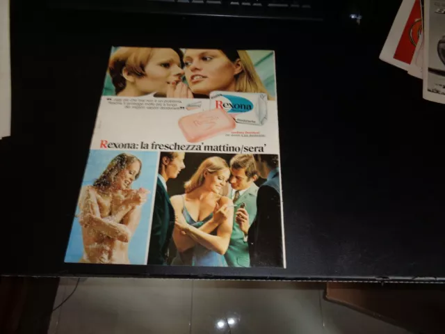 Advertising Italian Pubblicità Werbung ** 1969 rexona saponetta