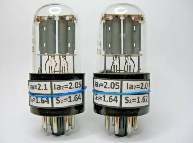 US Stock! 6N9S / 6H9C / 6SL7 / 6N9P / 6N9 MATCHED PAIR (2pcs) 1970's TUBES NEW