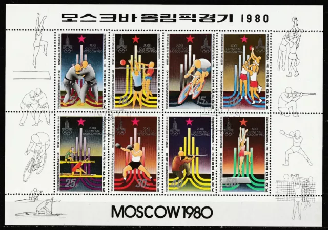 Großer Block: Olympiade in Moskau 1980 Olympic Games ..