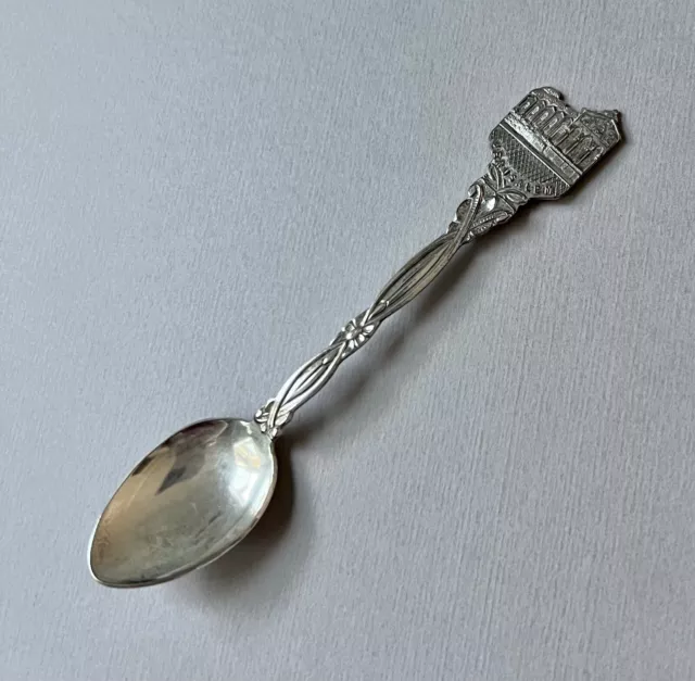 Vintage Israel Jerusalem Souvenir Tea Spoon Silver Plated Church of All Nations